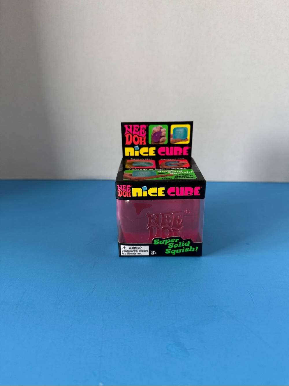 NeeDoh Nice Cube Squishy Toy - Pink